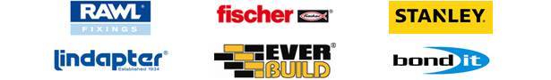 Brands stocked: Rawl Fixings, fischer, Stanley, Lindapter, Everbuild and Bond It